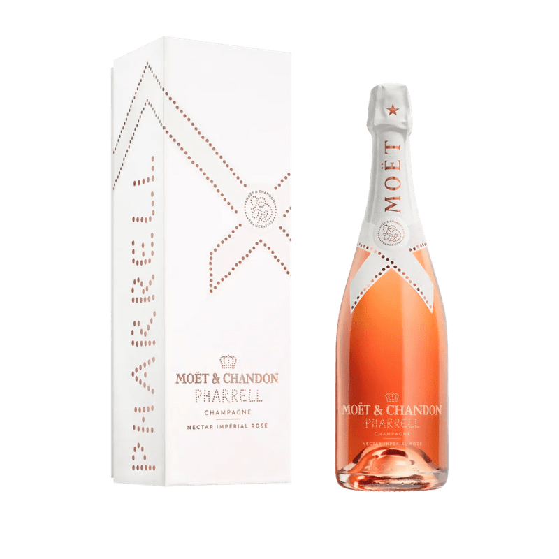 Moët & Chandon x Pharrell Williams Imperial Nectar Rose Champagne with Gift Box