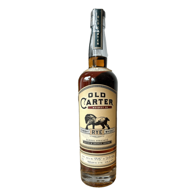 Old Carter Barrel Strength Straight Rye Whiskey Batch No. 10