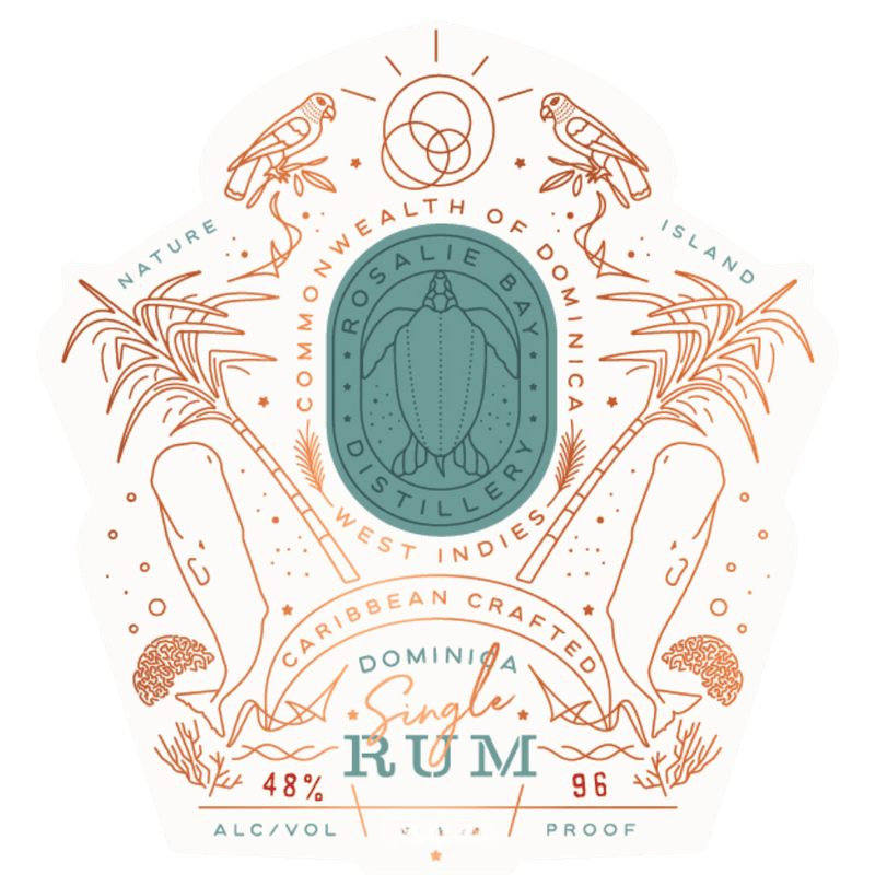 Raising Glasses Rum Rosalie Bay Dominican Small Batch (375ml)