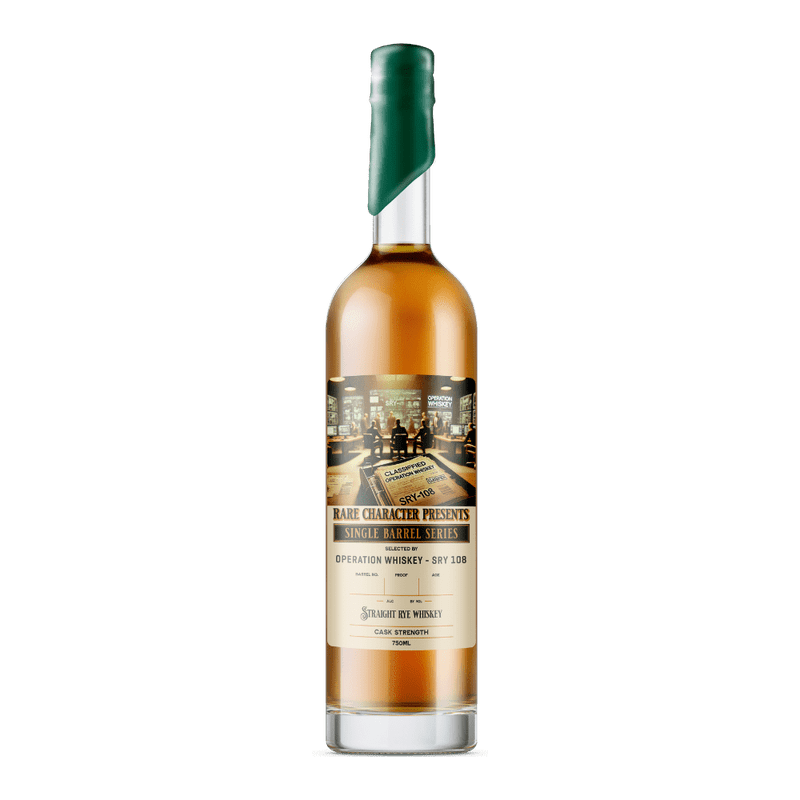 Rare Character Operation Whiskey SRY-108 Single Barrel Straight Rye Whiskey