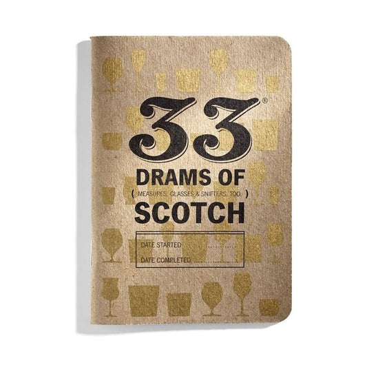 33 Drams of Scotch Tasting Book