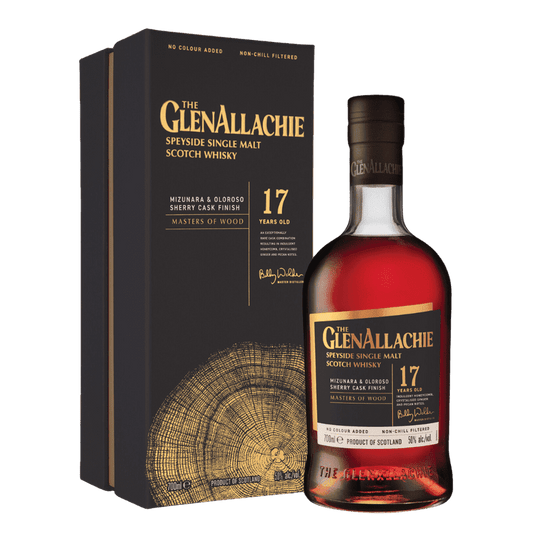 GlenAllachie Masters of Wood 17 Year Old Mizunara & Oloroso Cask Finish Single Malt Scotch Whisky