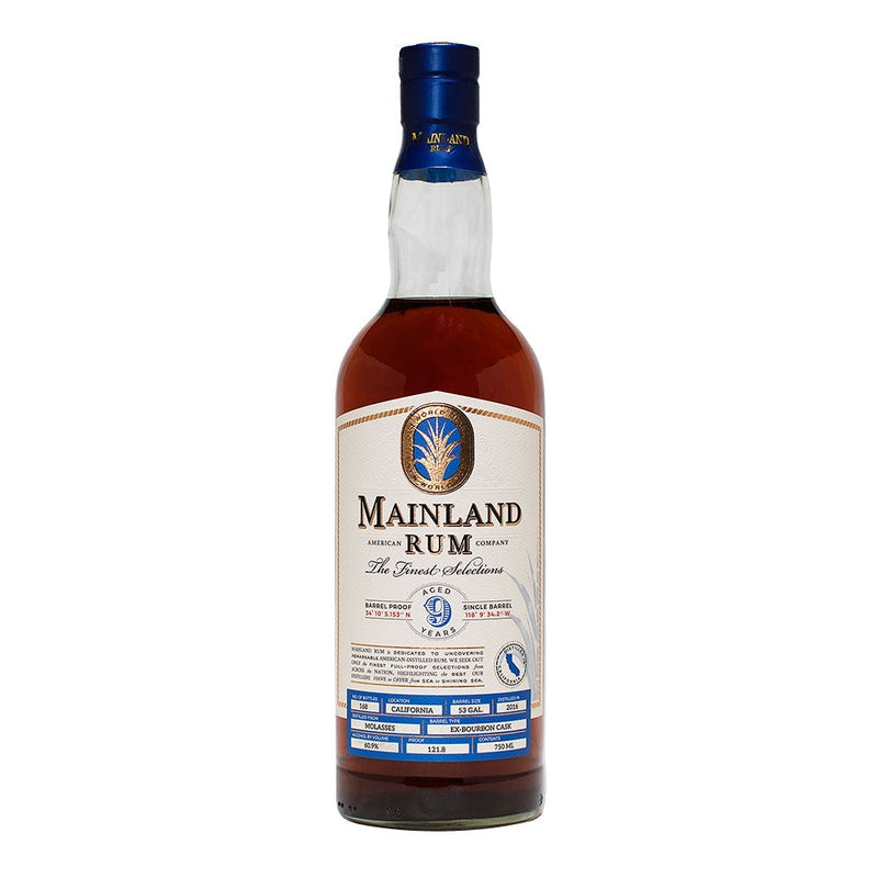 Mainland American Rum Co. California 9 Year Old Rum