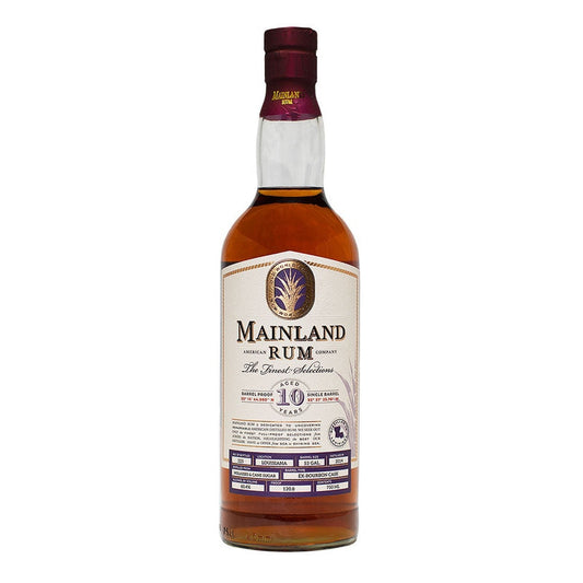 Mainland American Rum Co. Louisiana 10 Year Old Rum