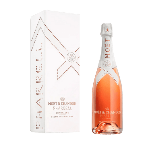Moët & Chandon x Pharrell Williams Imperial Nectar Rose Champagne with Gift Box