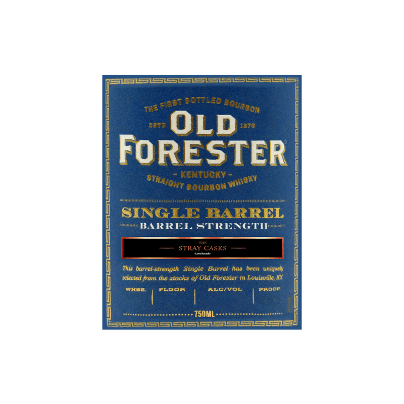 Old Forester 'The Stray Casks' Barrel Proof Single Barrel