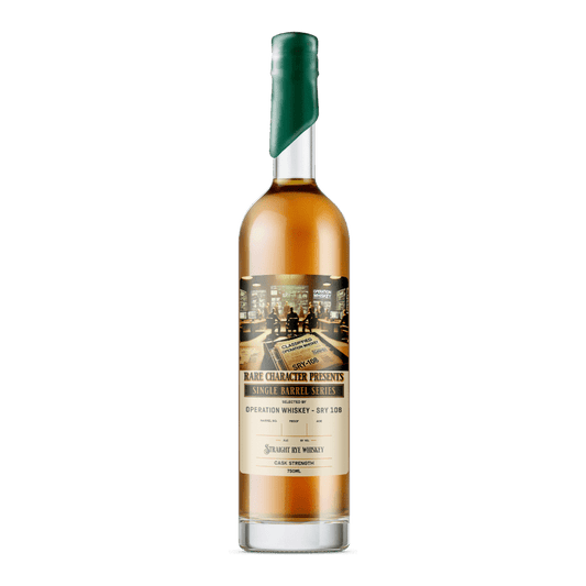 Rare Character Operation Whiskey SRY-108 Single Barrel Straight Rye Whiskey
