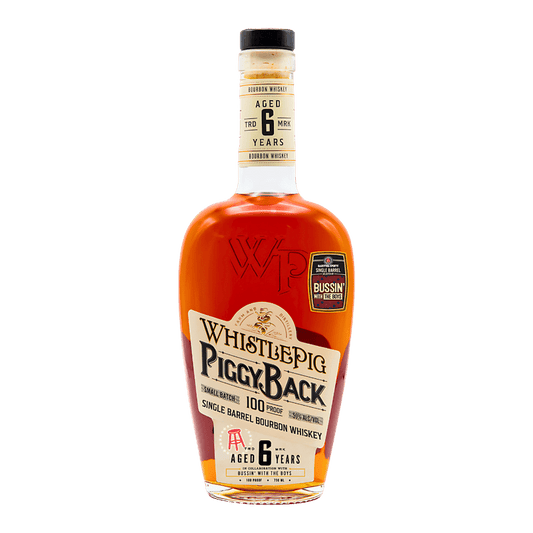 WhistlePig PiggyBack Bussin' With The Boys 6 Year Old Single Barrel Bourbon Whiskey