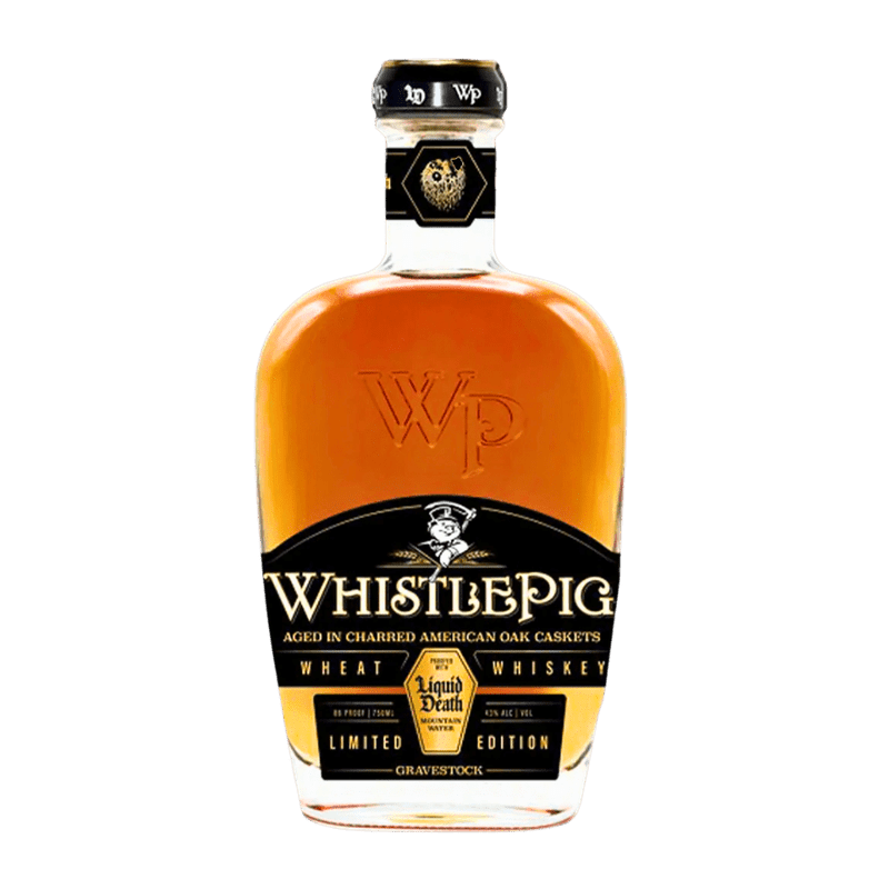 WhistlePig X Liquid Death Gravestock Wheat Whiskey